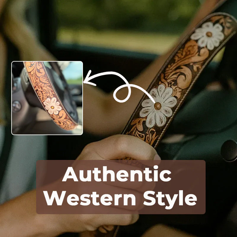 🤠 Western Cowboy Steering Wheel Cover - Image 13